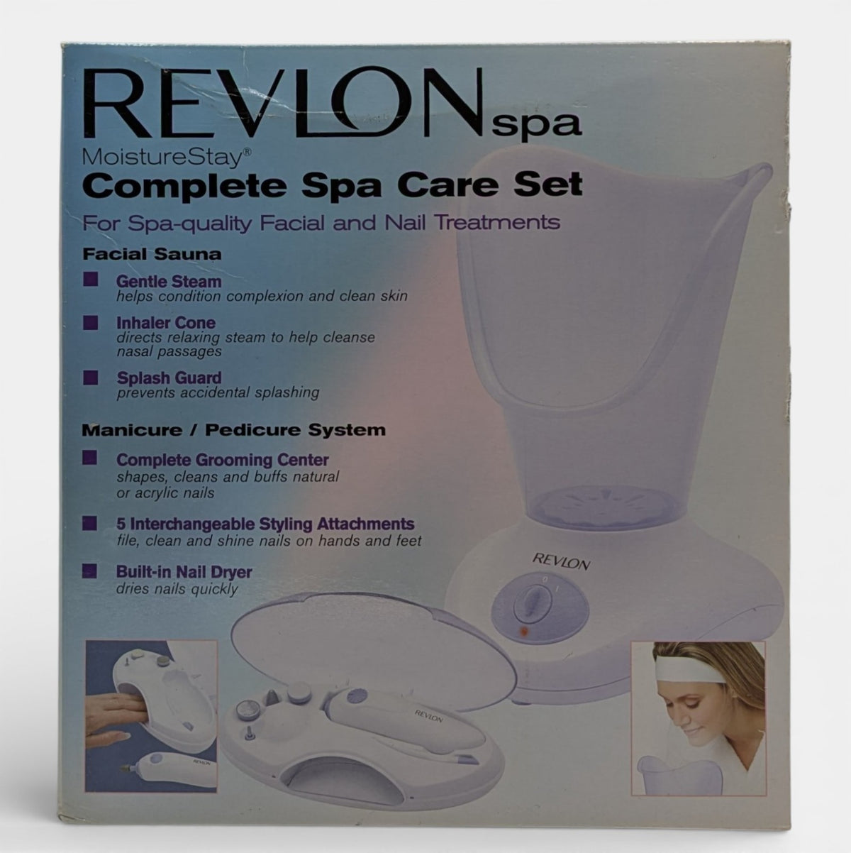 Revlon Spa MoistureStay Complete Spa Care for Facial and Nail Treatments