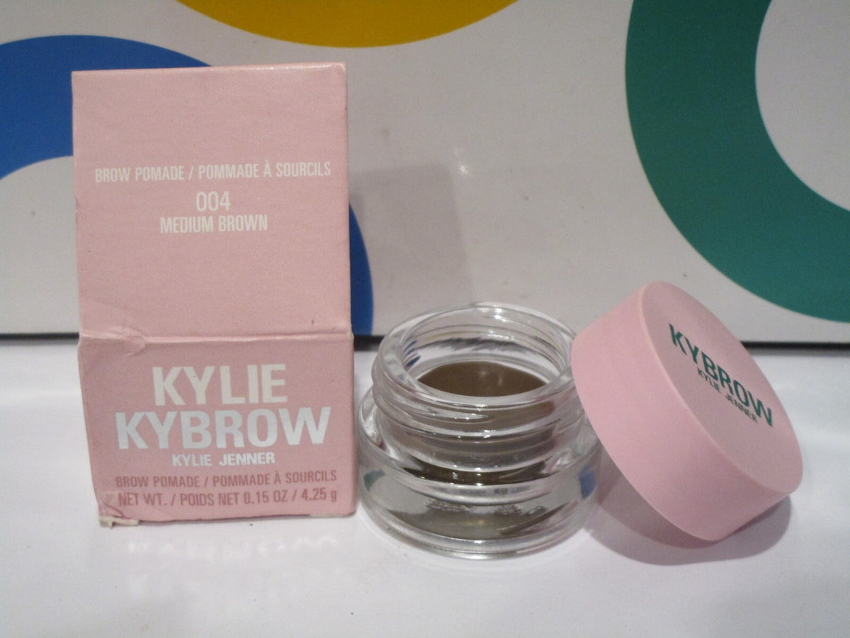 Kylie Jenner Brow Pomade Medium Brown 0.15 oz - Long-Lasting Eyebrow Makeup