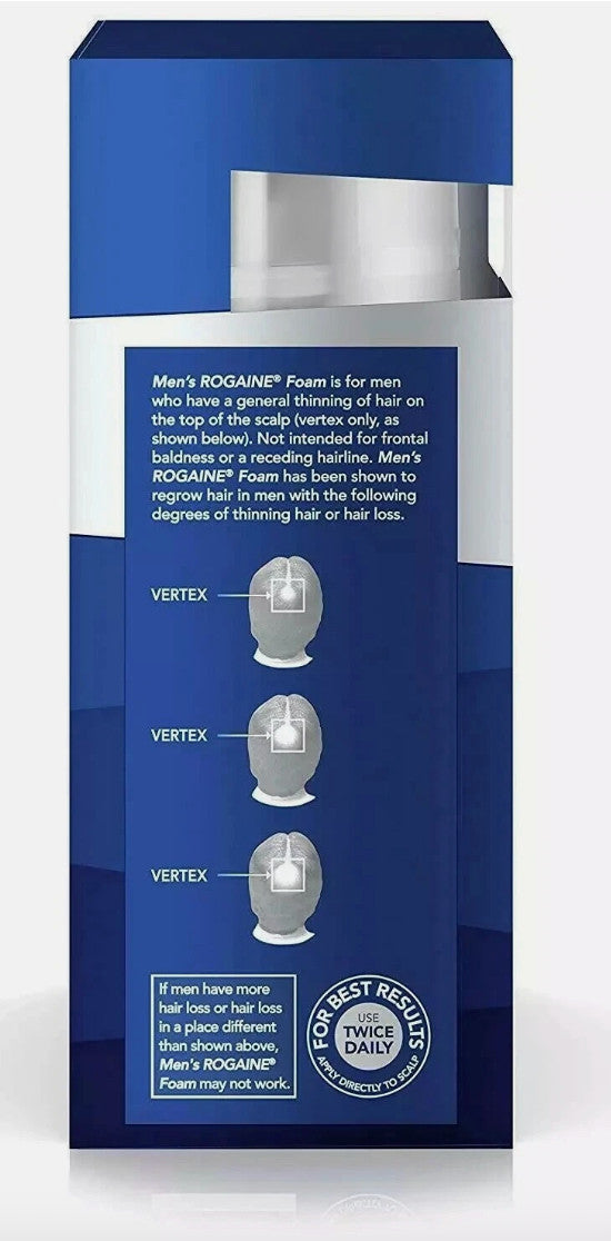 Rogaine Foam Hair Loss & Regrowth Treatment 5% Minoxidil 1 Month ✅