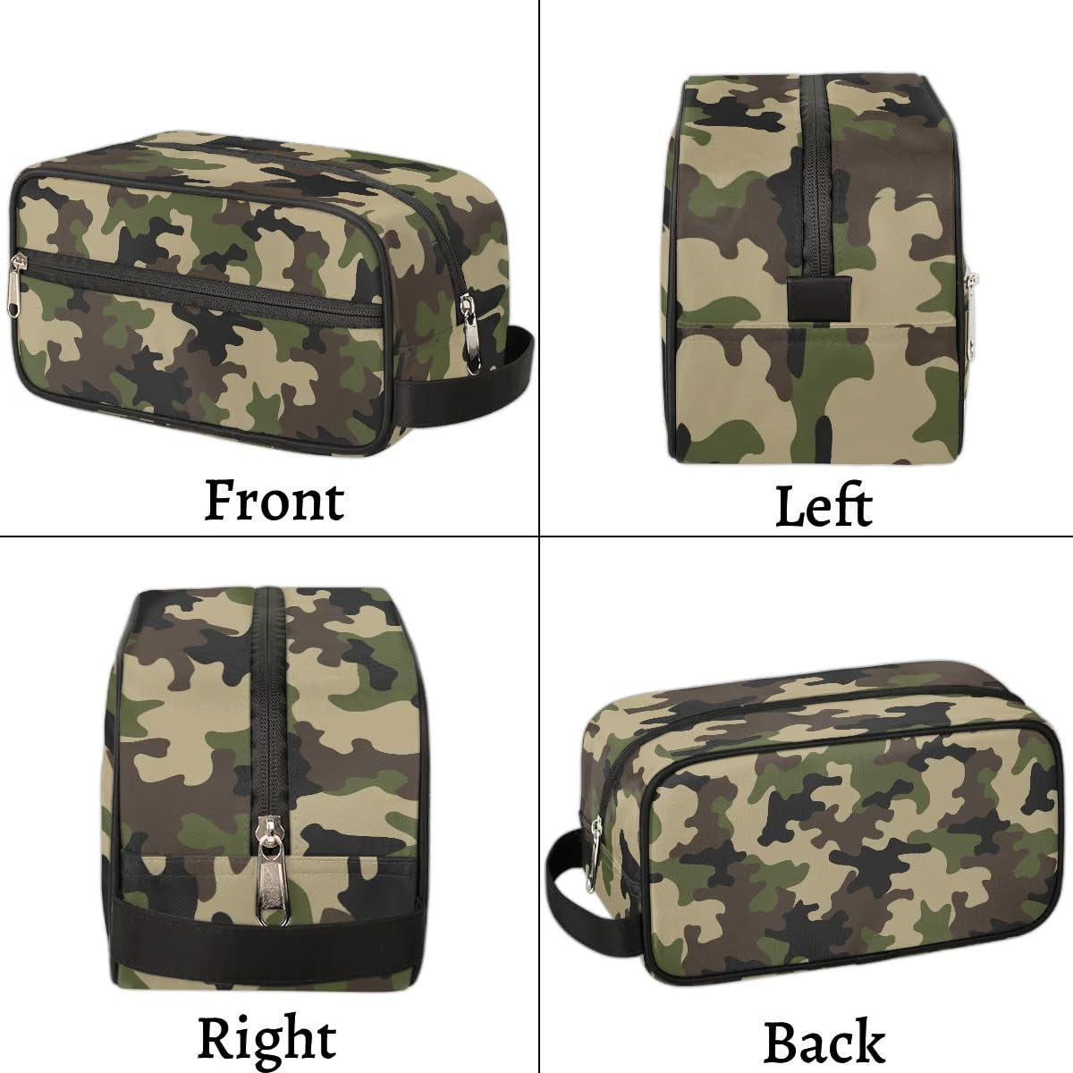 Kids Travel Toiletry Bag Camo Camouflage Hanging Waterproof Organizer