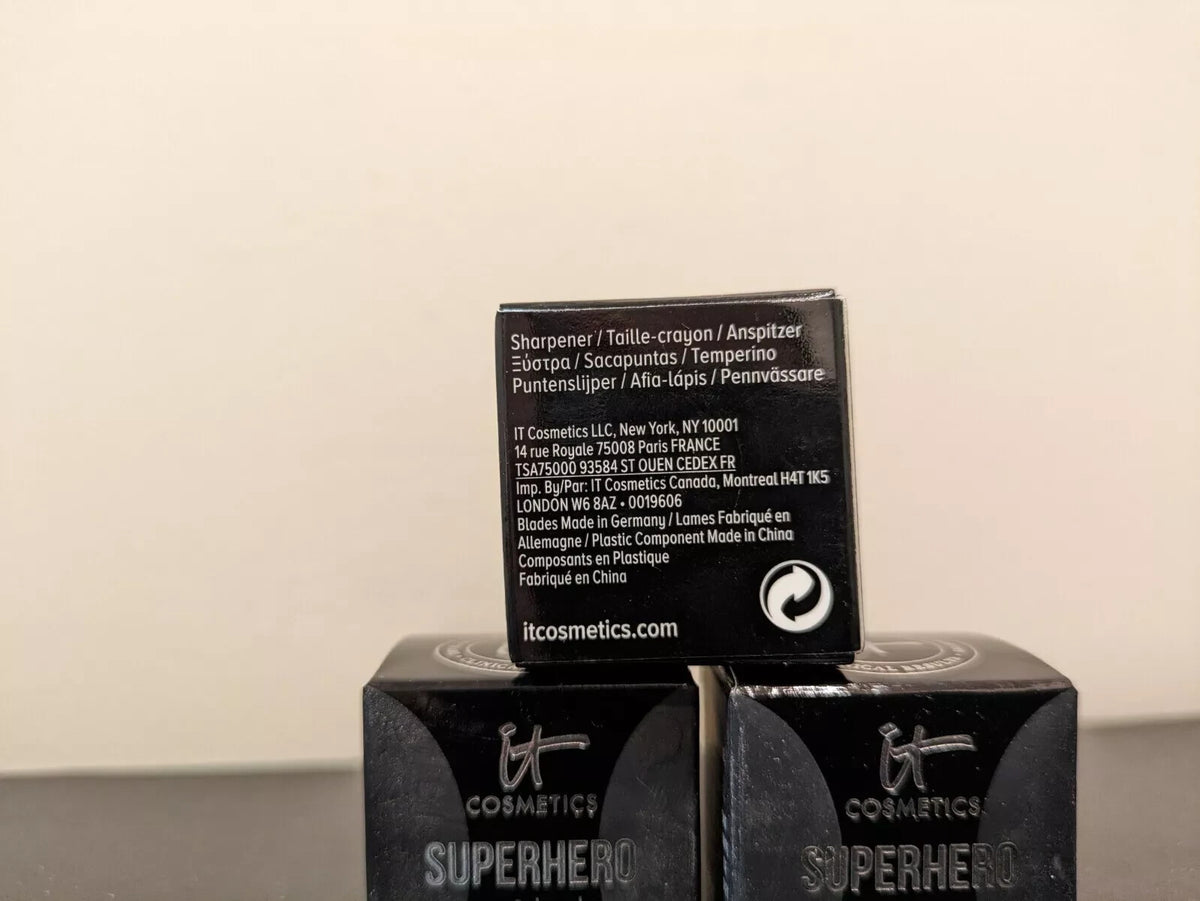 Dual-Barrel Makeup Pencil Sharpener for Eyeliners & Lip Pencils