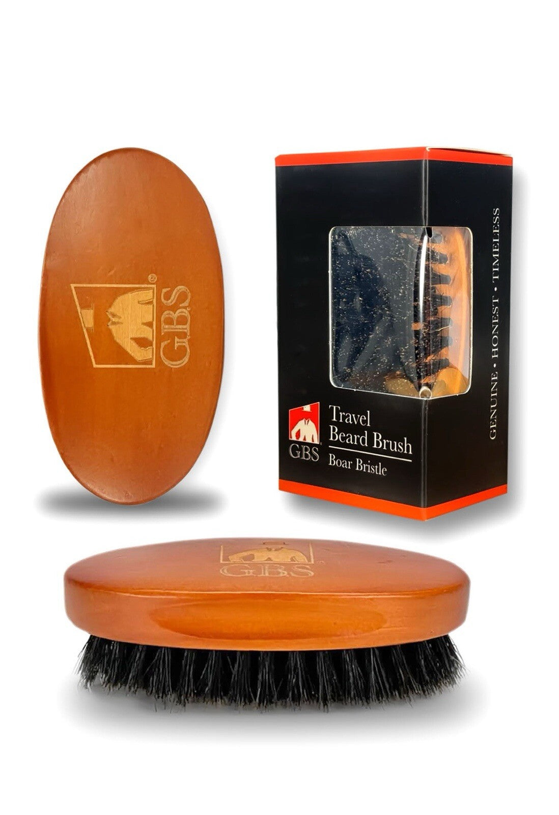 Wooden Beard Comb & Mustache Wax Set – Grooming & Styling Kit