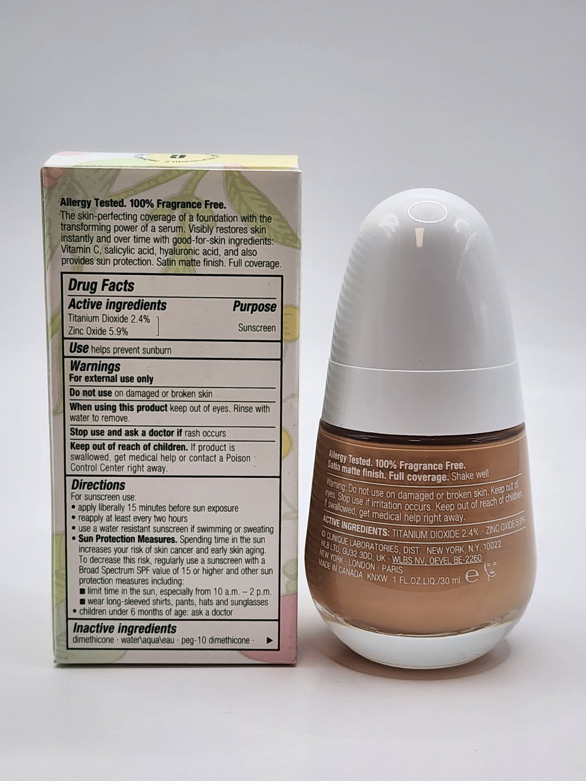 Clinique Even Better Clinical Serum Foundation CN40 Cream Chamois SPF 25 1oz - New