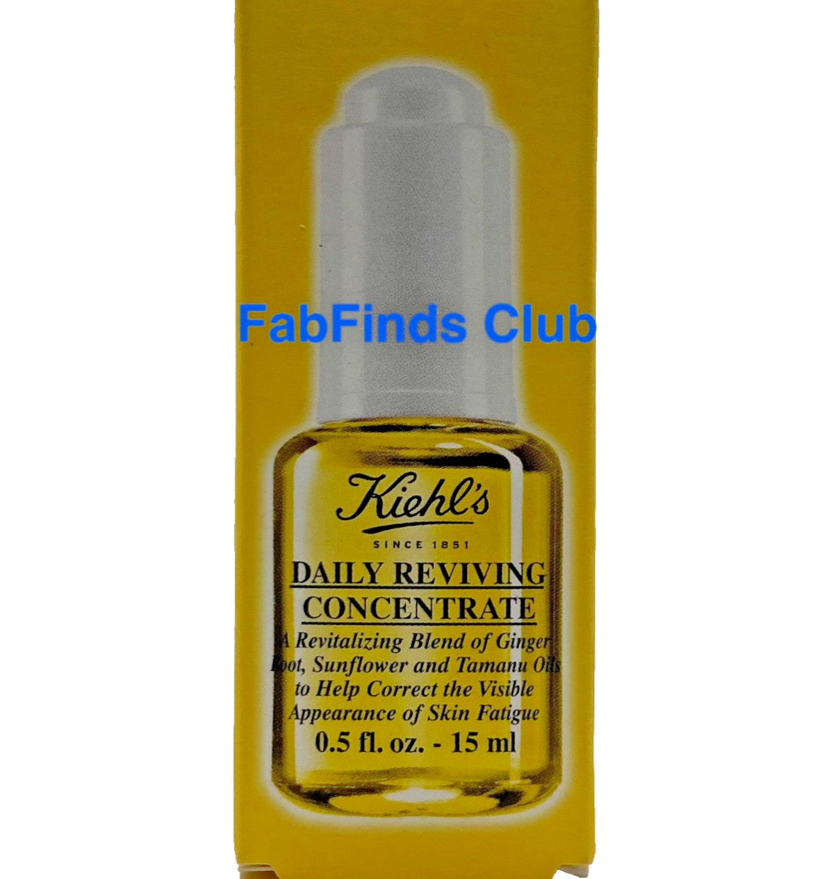 Kiehl’s Daily Reviving Concentrate Oil - Travel Size Skin Care, 0.5oz