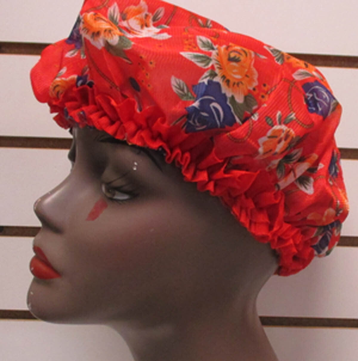 LOT OF 2 HAT--X- LARGE SATIN SLEEP CAP ELASTIC- LH1202