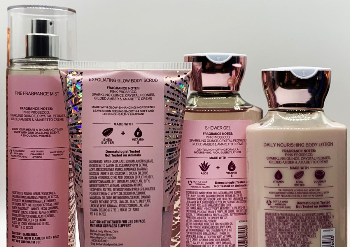Bath & Body Works THOUSAND WISHES Spray/Mist Scrub Shower Gel Lotion