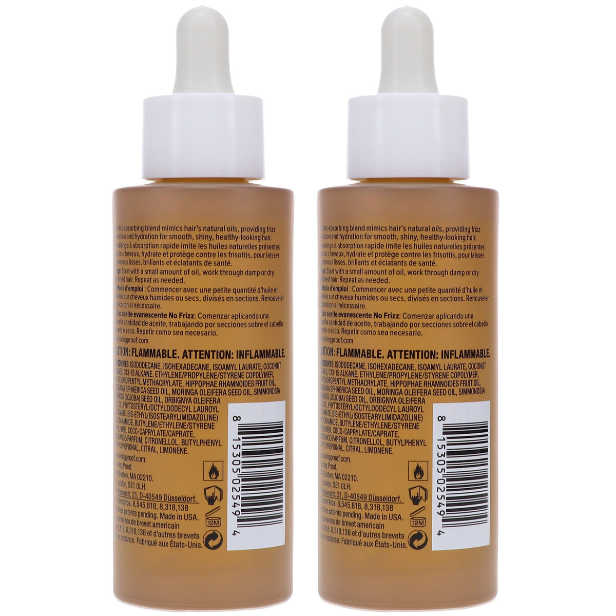 Living Proof No Frizz Vanishing Oil - Lightweight Hair Serum for Frizz Control 1.7 oz