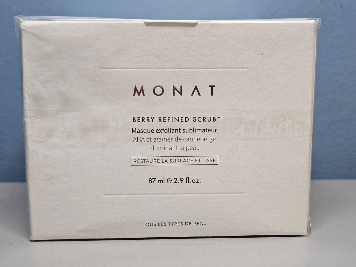 Monat Berry Refined Scrub Perfecting Exfoliator Mask 2.9 oz - New /