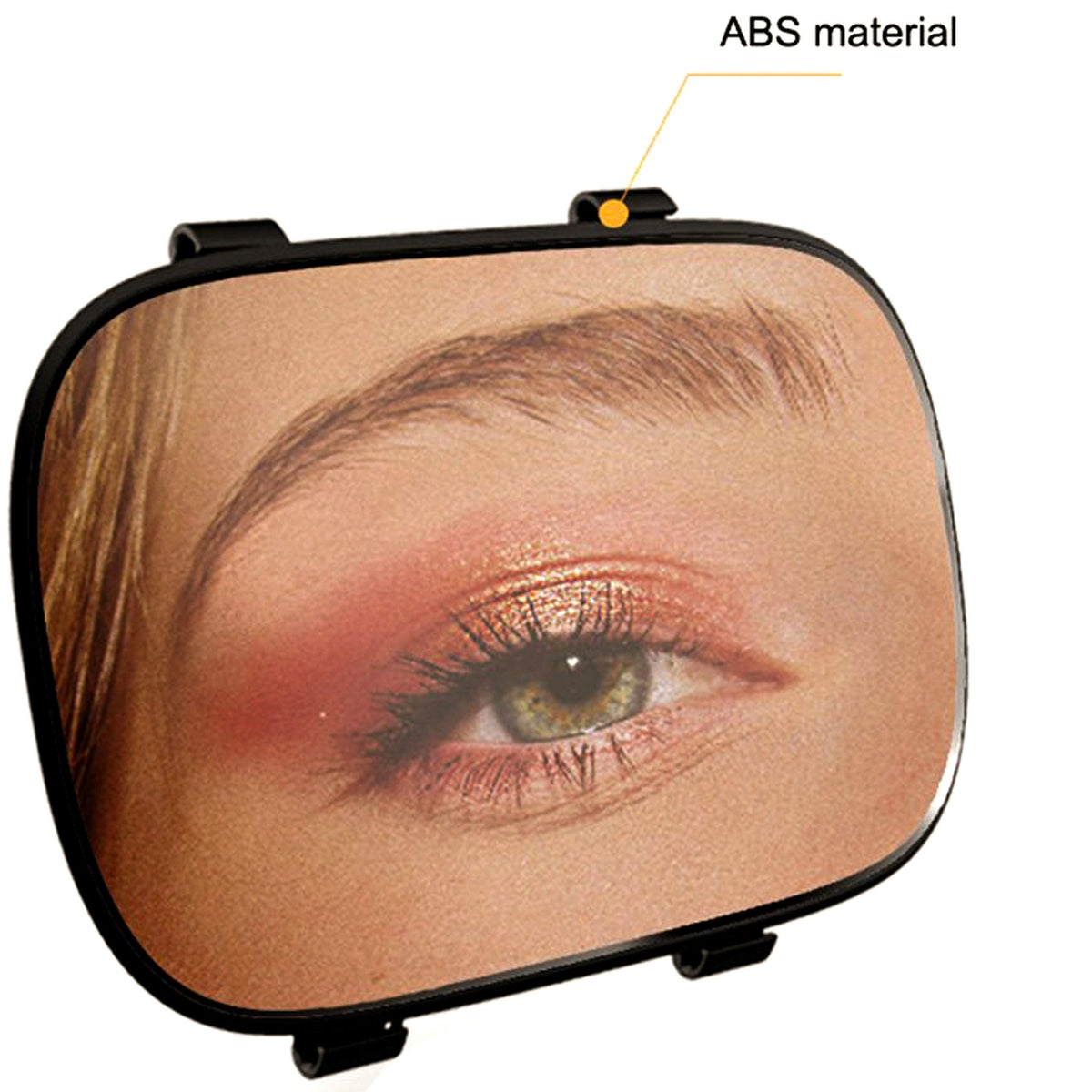Car Sun Visor Makeup Mirror - 6.7 Inch Compact Vanity Mirror with Clip