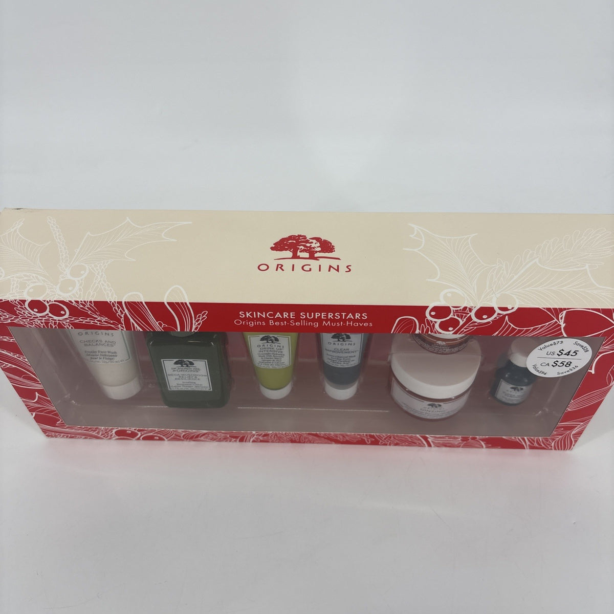 Origins Skincare Gift Set - 7-Piece Skincare Collection for Radiance