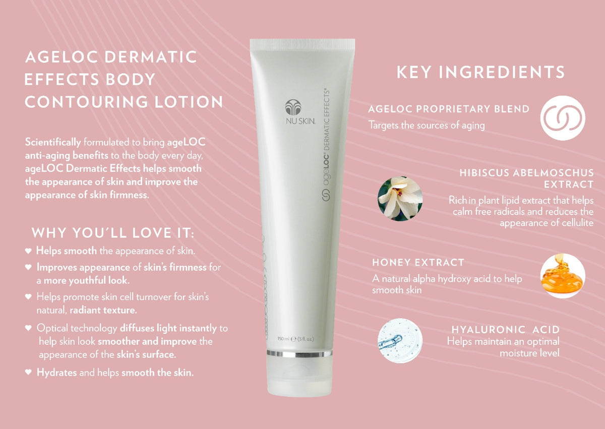 ageLOC Dermatic Effects Body Contour Lotion for Firming and Smoothing