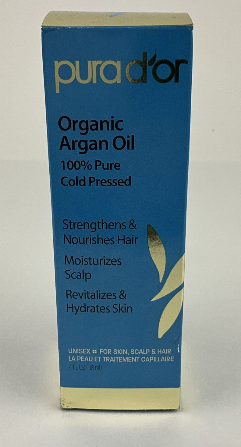 Pure Organic Moroccan Argan Oil 4oz Cold Pressed Skin & Hair Oil