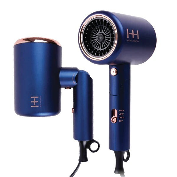 Hot & Hotter Turbo 3500 Foldable Hair Dryer - Lightweight & Compact