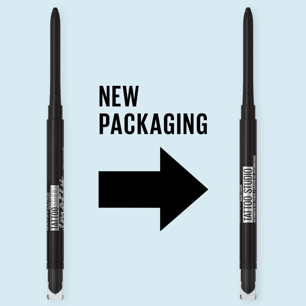 Waterproof Gel Eyeliner Pencil Smokey Brown Blendable Long-Lasting 0.01oz