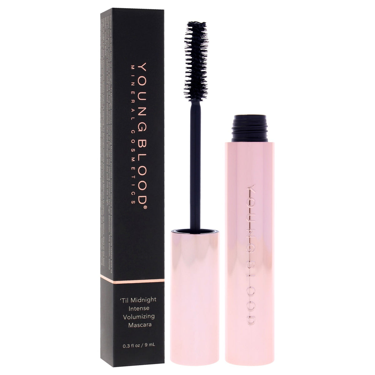 Volumizing Black Mascara with Hourglass Wand - 0.3 oz