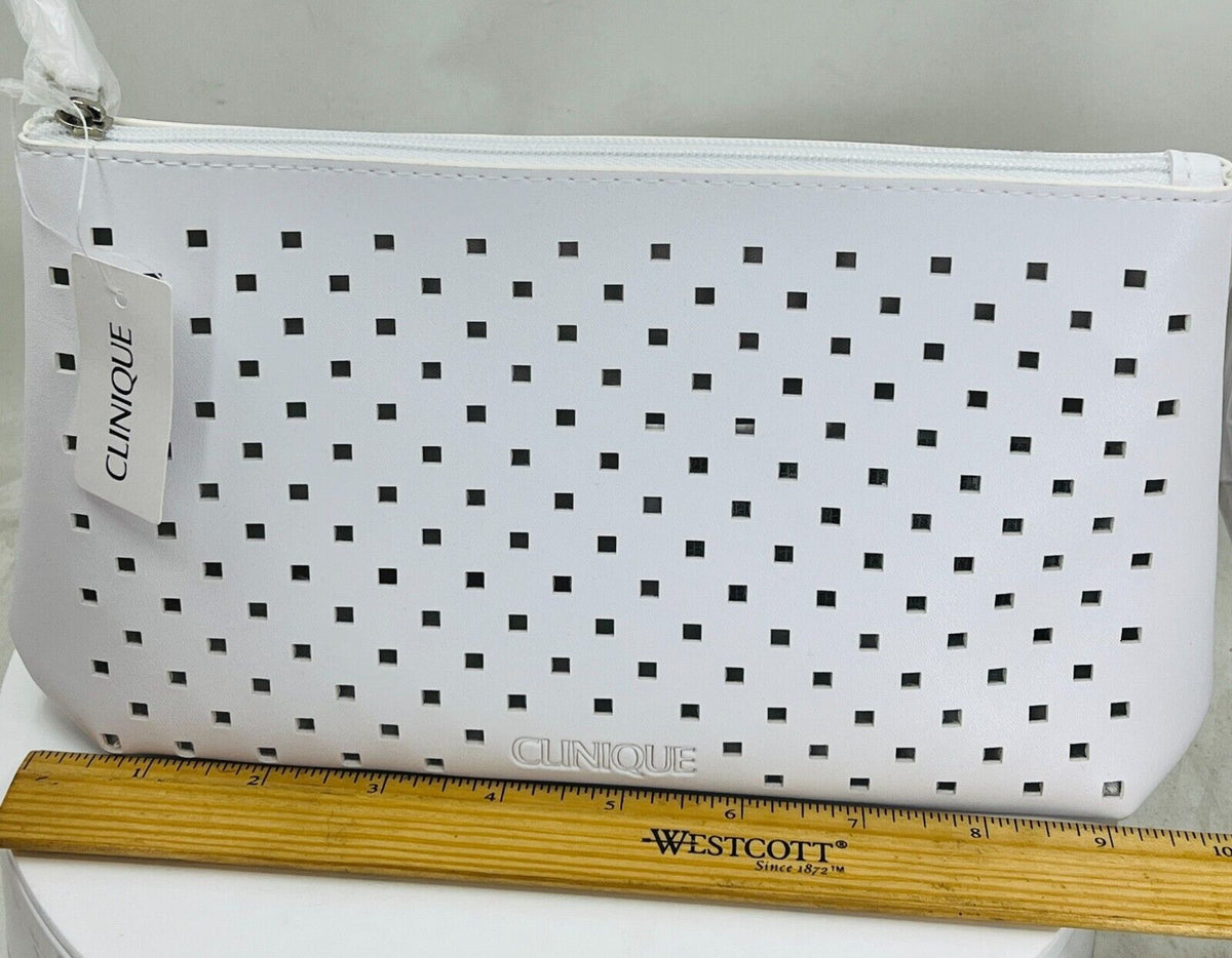Cosmetic Pouch with Tag - Travel Makeup Bag for Women and Men