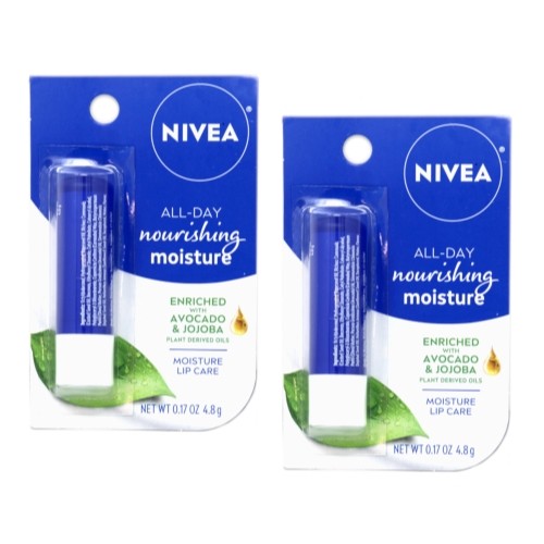 Lip Care Set with Shea Butter and Jojoba Oil - Moisturizing Lip Balm Duo
