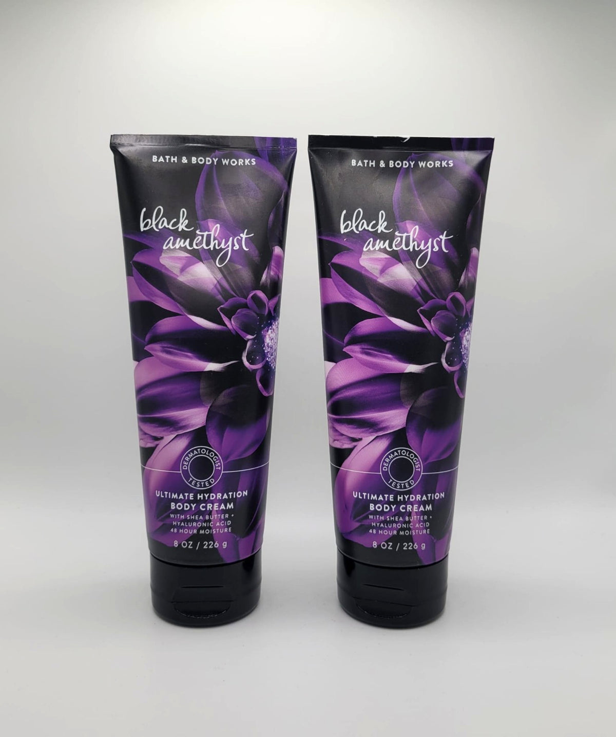 Bath & Body Works Black Amethyst Ultimate Hydration Cream 8 oz Set of
