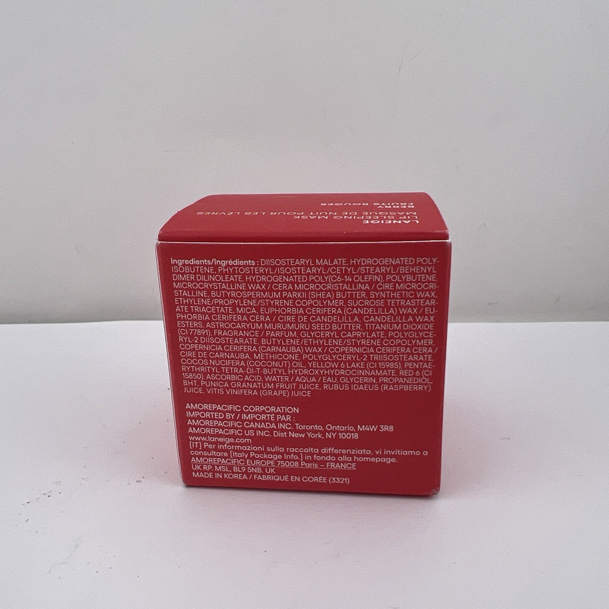 Lip Sleeping Mask Balm Berry 0.70 oz – Nourishing Lip Treatment for Night
