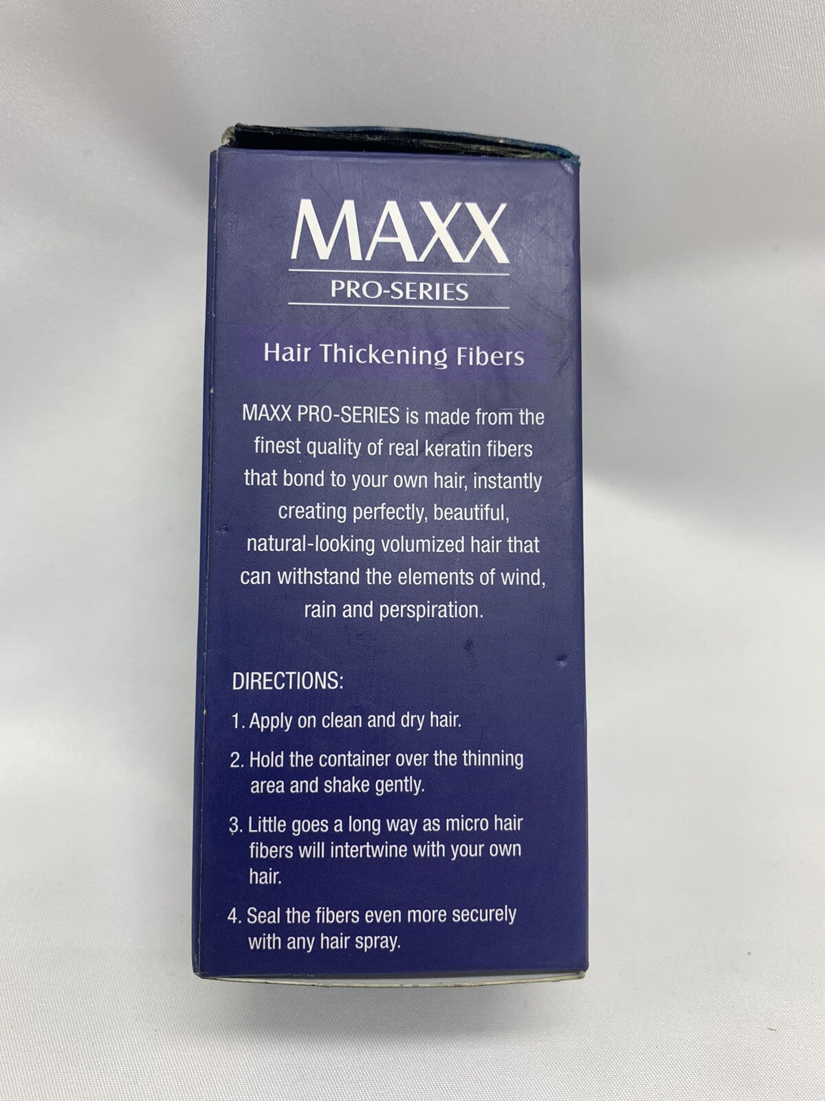 MAXX PRO SERIES Volumizing Hair Fibers with real Keratin DARK BROWN