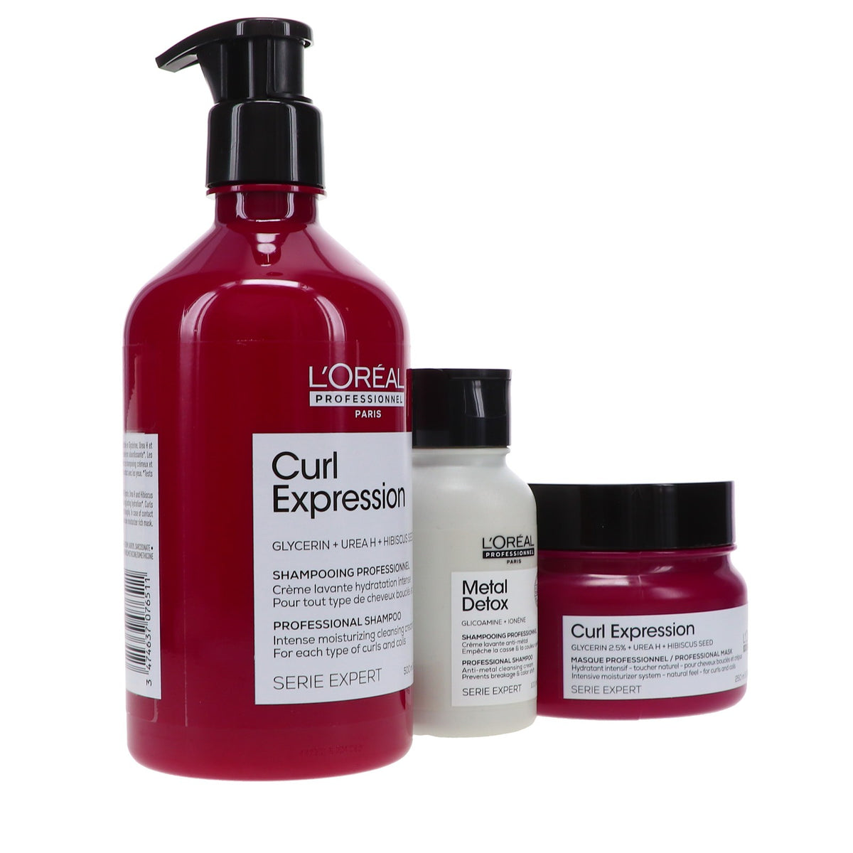 Curl Expression Hair Care Set for Curly Hair - Hydrating Shampoo & Mask