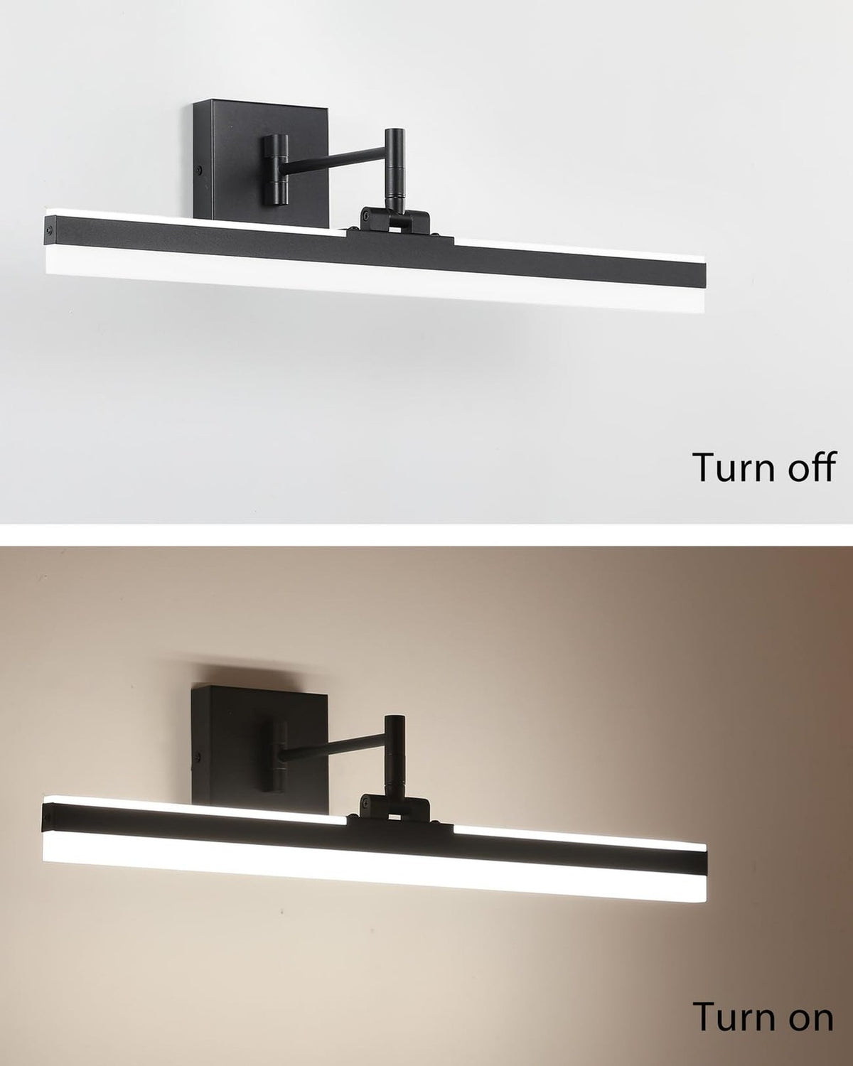 LED Vanity Light 23.6 Inch Adjustable Wall Sconce for Bathroom & Mirror