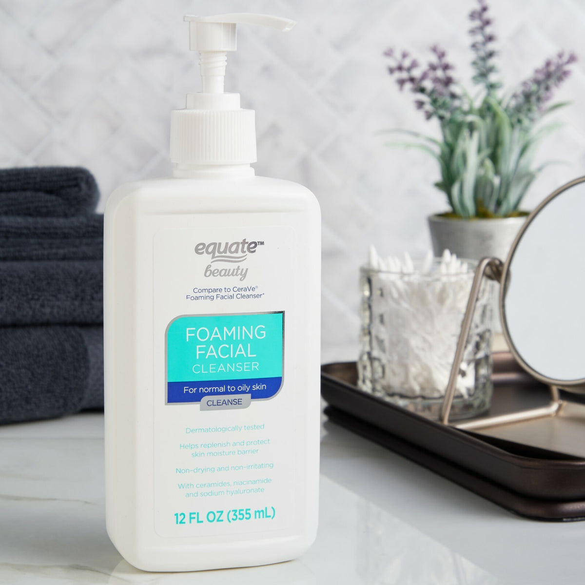Foaming Facial Cleanser for Normal to Oily Skin - 12 oz