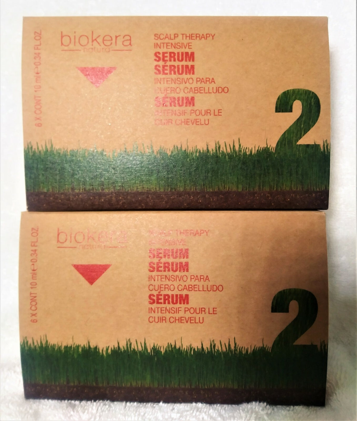 Salerm Biokera Natura Scalp Therapy Intensive Serum - 12 Vials (2 x 6-Pack)