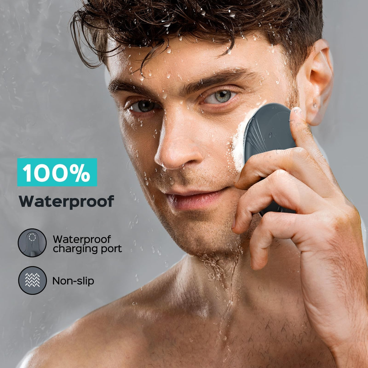 Facial Cleansing Brush with 5 Modes, Deep Pore Cleaner & Travel Size