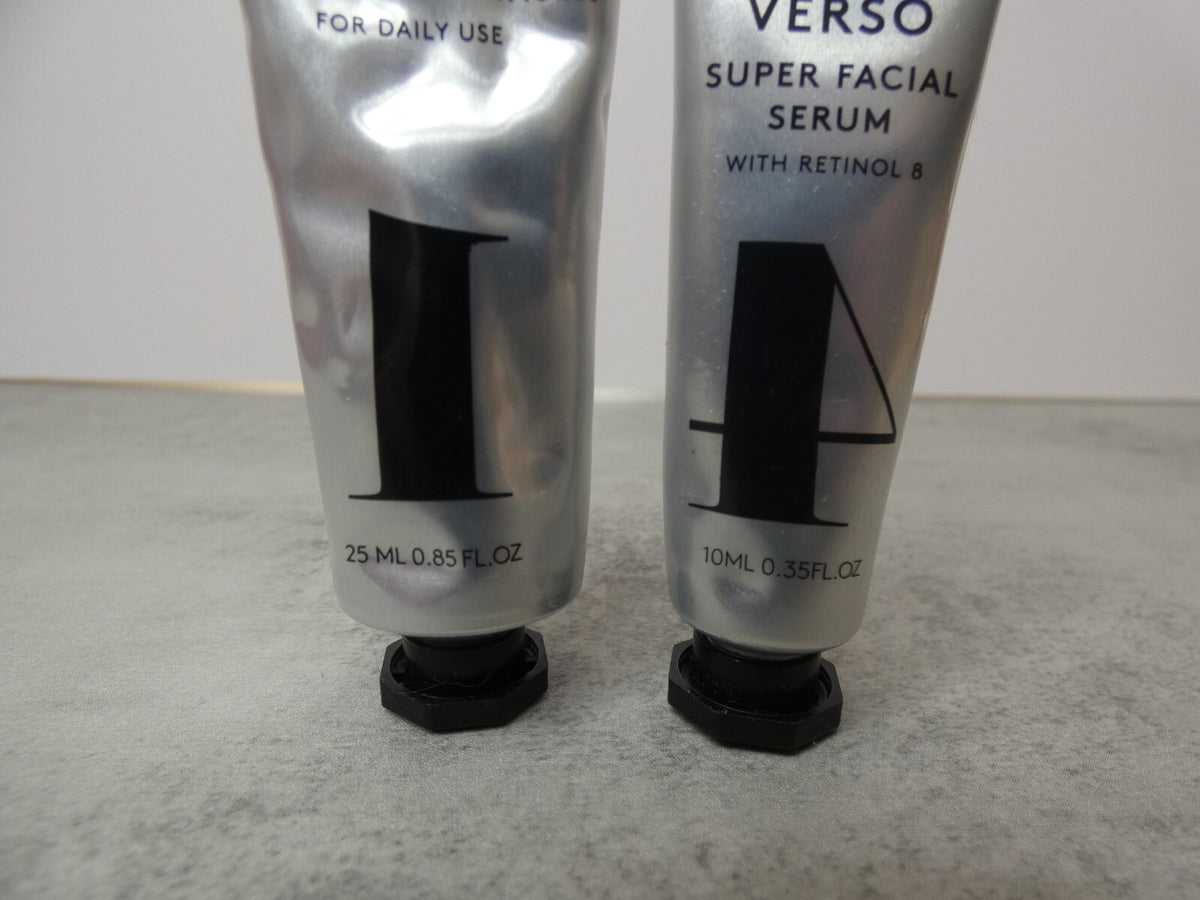 Travel Foaming Facial Cleanser & Serum Set - 0.85 fl oz & 0.35 oz Sealed