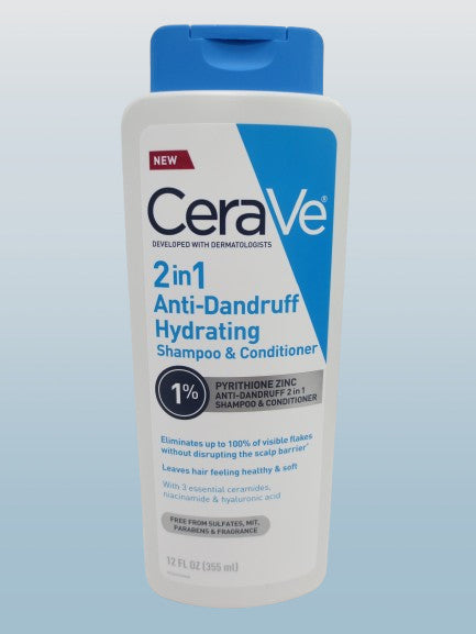 Hydrating Anti-Dandruff Shampoo & Conditioner Set - 12 oz 2-Pack