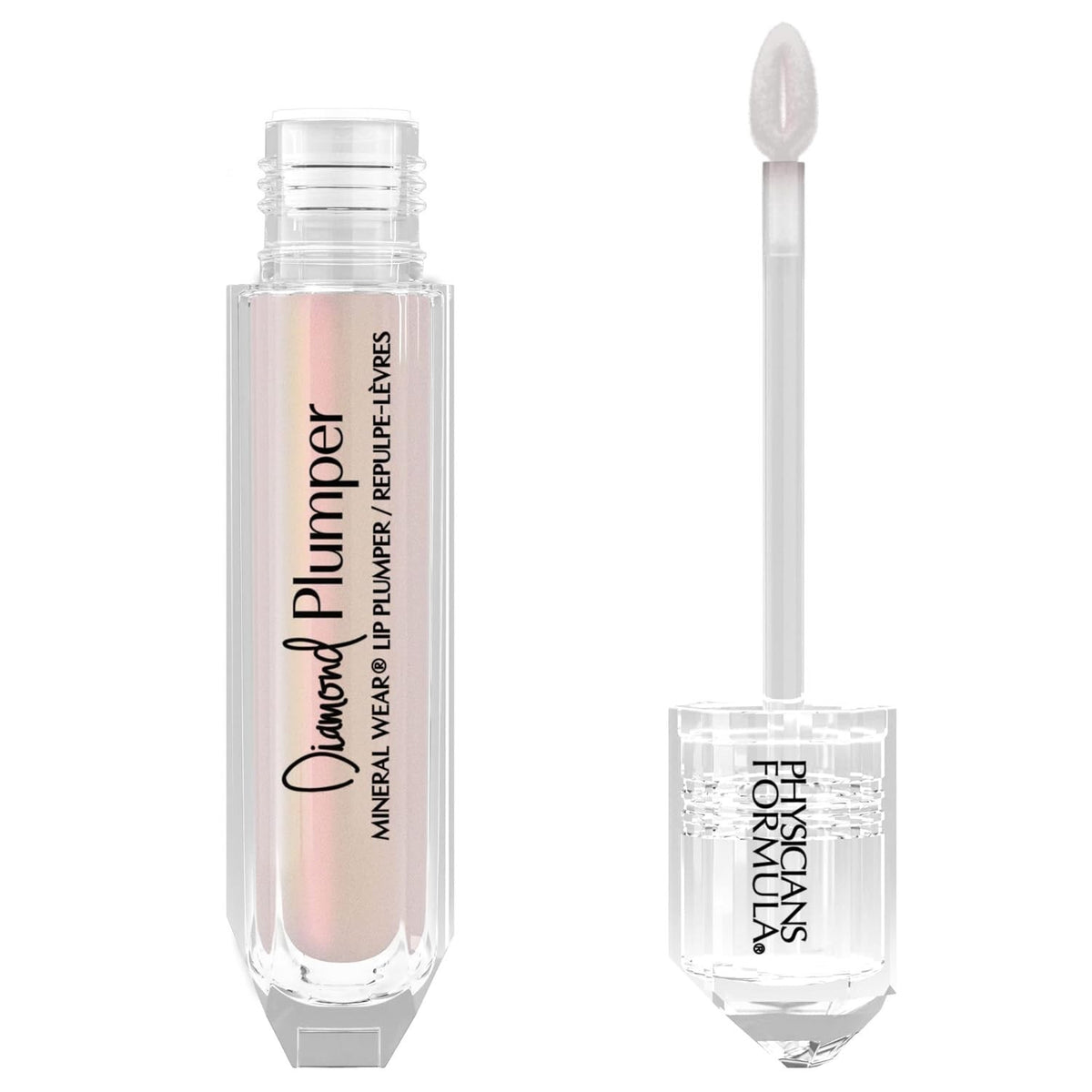 Mineral Wear Diamond Lip Plumper Gloss - Light Pink, Dermatologist Tested