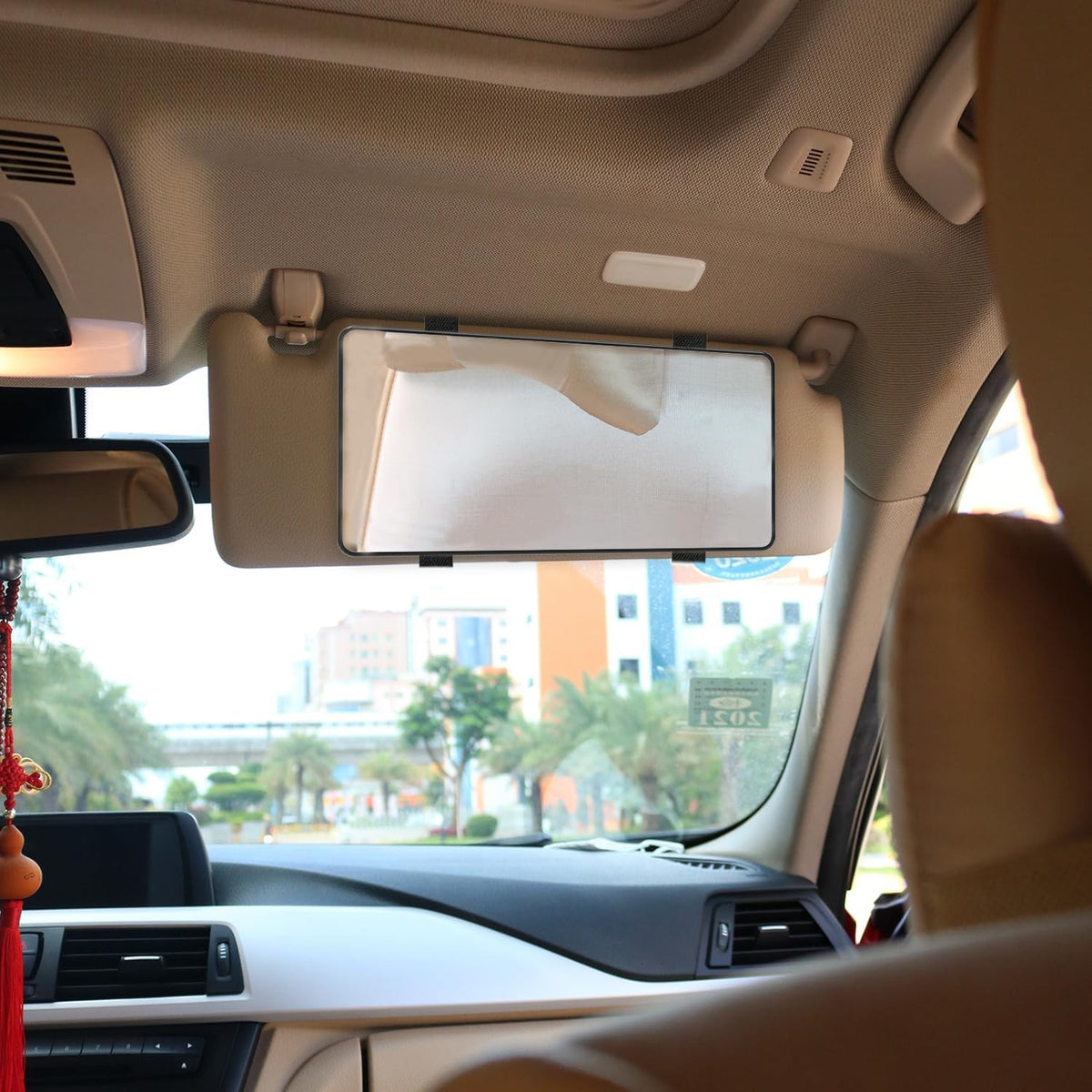 Car Sun Visor Makeup Mirror Large Vanity Mirror for Car, SUV, Truck