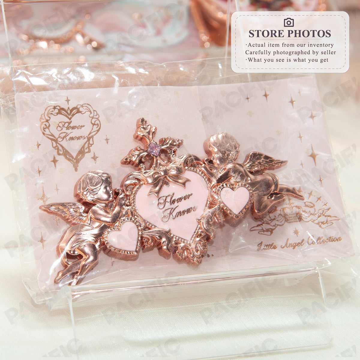 Flower Knows Little Angel Hair Clips Set of 2 Discontinued US Stock