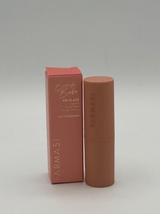 Farmasi BB Glaze Beach Babe Lipstick - Sheer, Moisturizing Lip Gloss