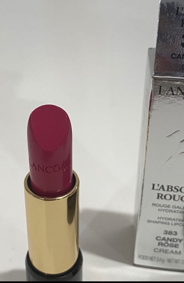 Lancôme L'Absolu Rouge Lipstick 383 Candy Rose Full Size New In Box