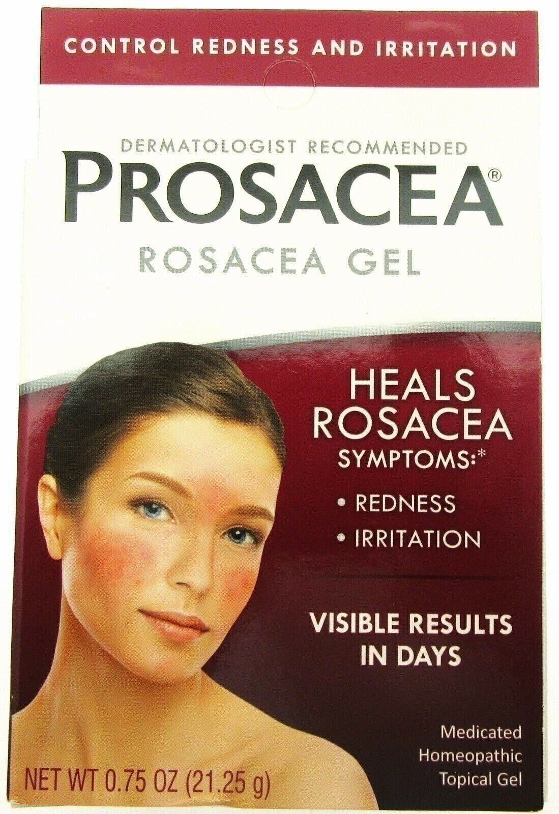 Rosacea Gel - Calms Redness & Irritation - 0.75oz Facial Skin Care