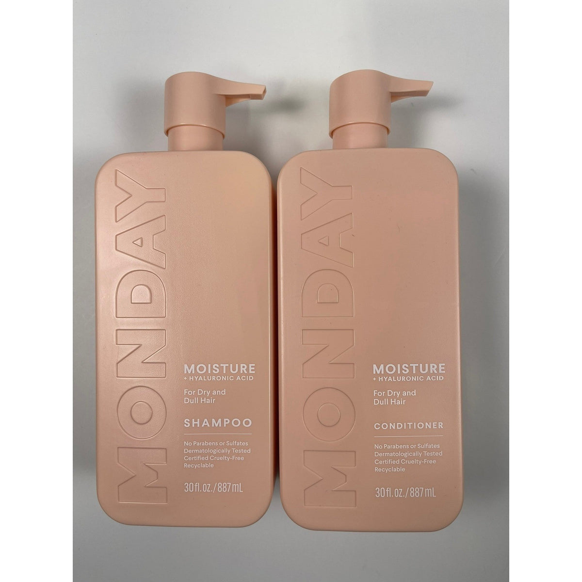 MONDAY Haircare Moisture Shampoo and Conditioner Set Hyaluronic Acid