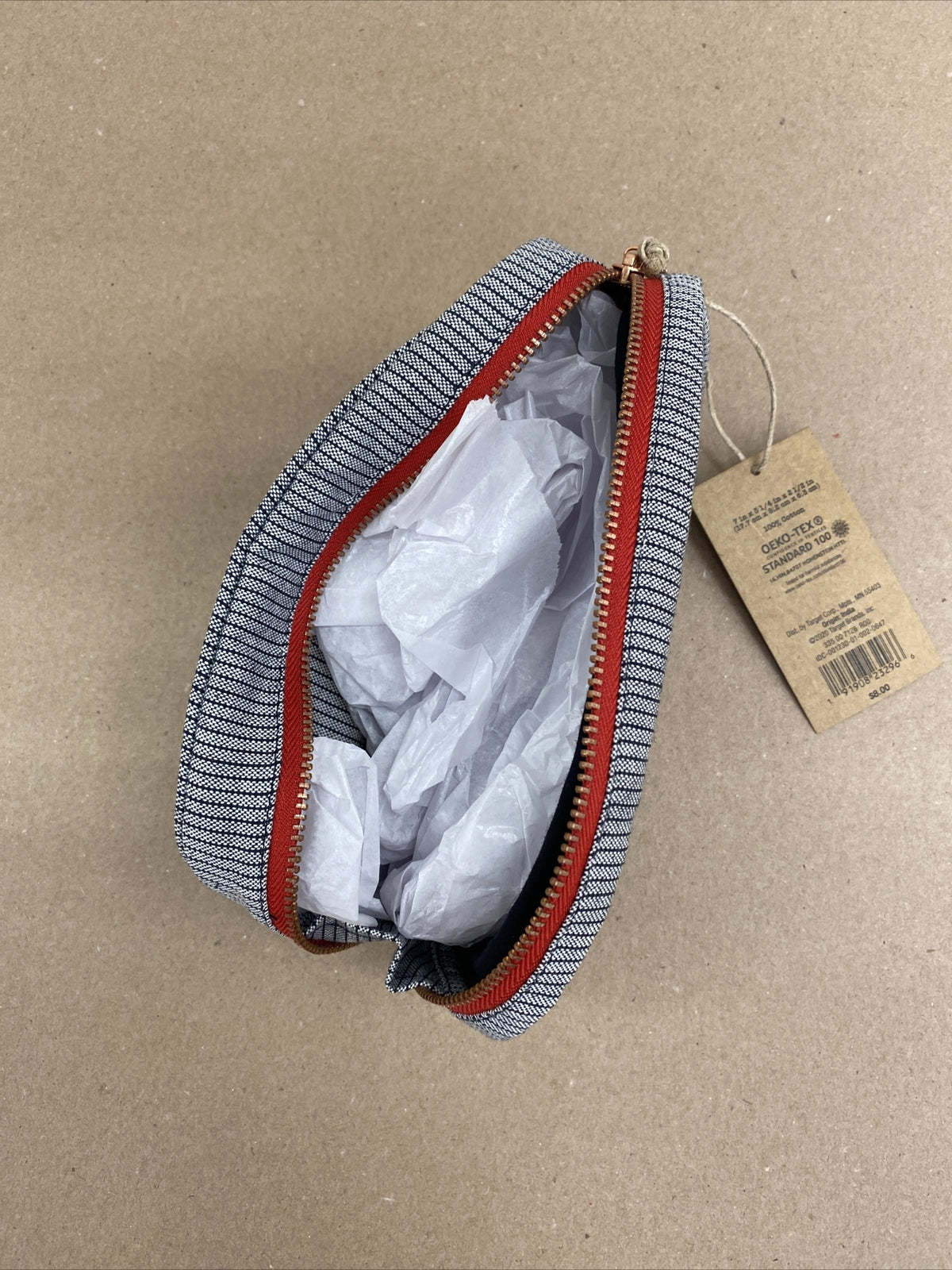 Levi's Small Striped Accessory Bag White Navy - Target Collaboration