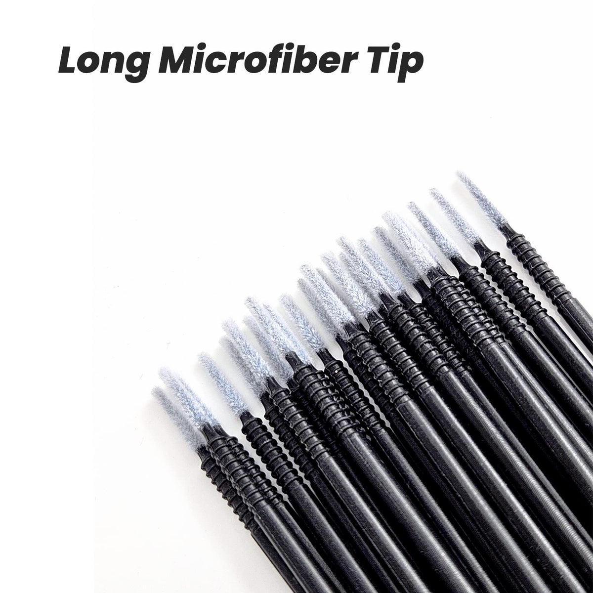 Disposable Micro Applicators with Microbrush Tips for Eyelash Extensions - 200pcs