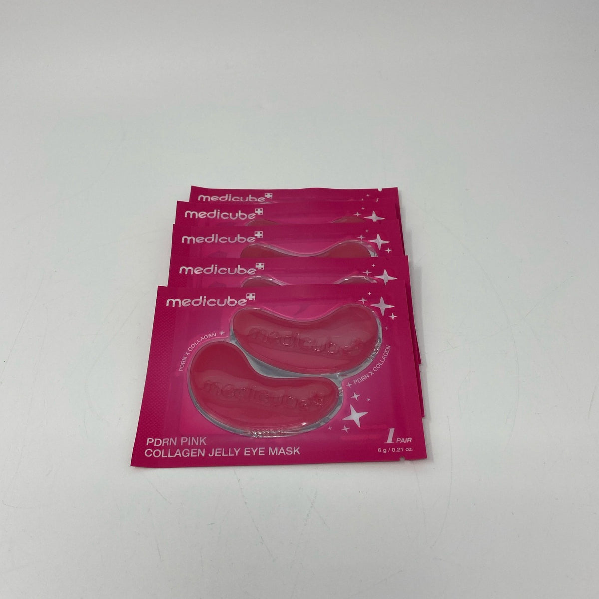 Pink Collagen Jelly Eye Mask 6g 5 Pairs Under-Eye Treatment - PDRN