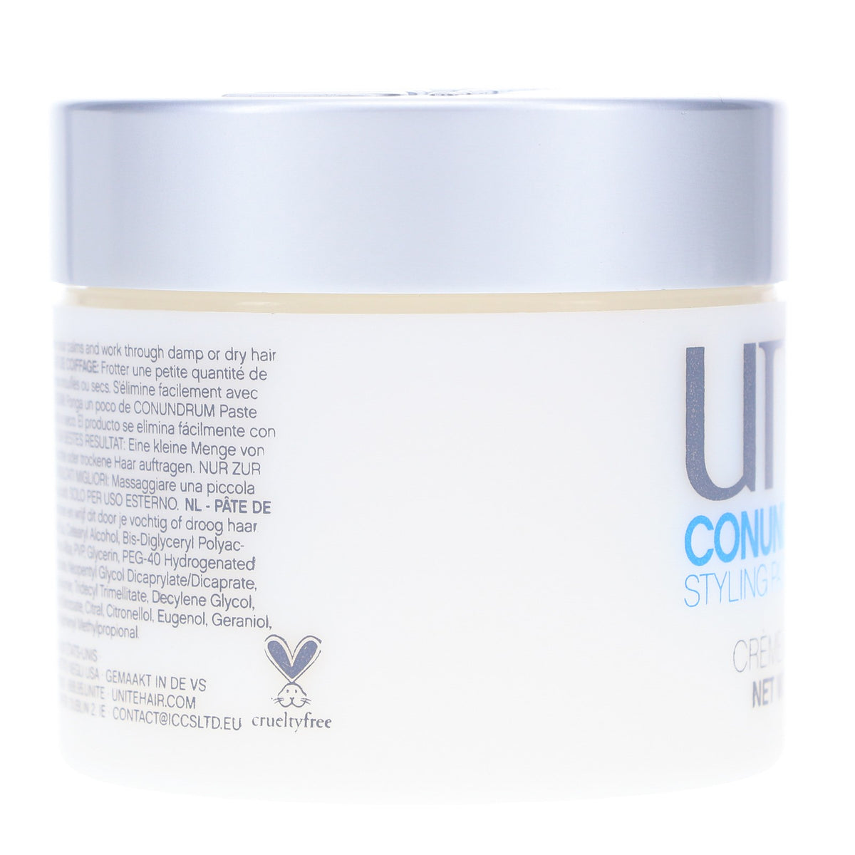 Hair Styling Paste Cream with Flexible Hold - 2 oz