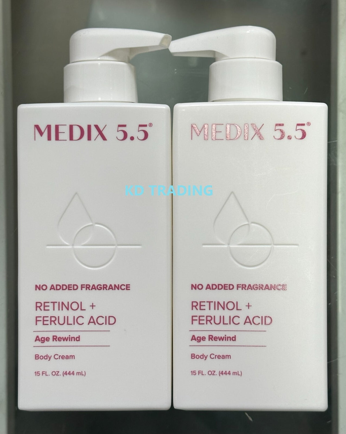 2-Pack Retinol and Ferulic Acid Body Cream - Anti-Aging, Fragrance-Free