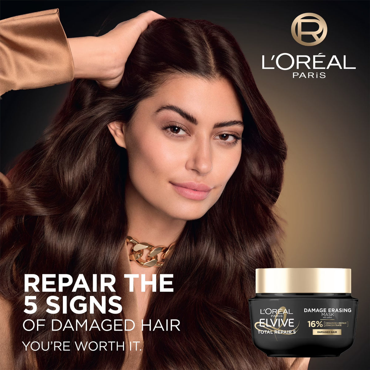 Damage Repair Hair Mask with Almond & Protein - 8.5oz