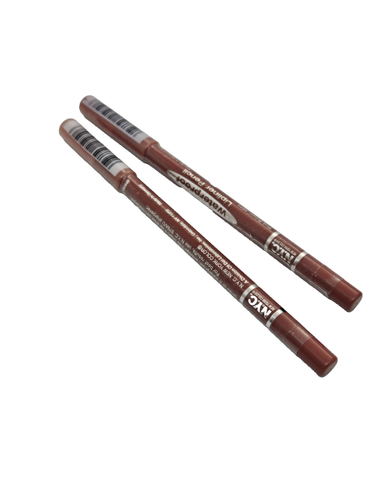NYC Waterproof Lipliner Pencil 387A Pink Brown - Pack of 2, Sealed
