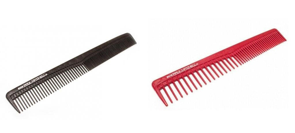 Wide Tooth Comb for Detangling & Styling - Durable Carbon Fiber Hair Comb Set
