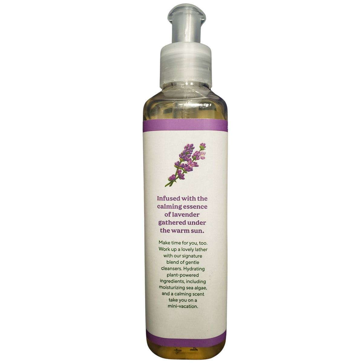 Lavender Hand Wash with Sea Algae - 8 Ounces Natural, Sulfate-Free