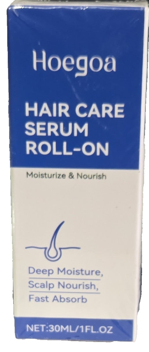 Hair Care Serum Roll-On for Scalp Repair and Nourishment - Rosemary Ginger Root Oil, 30ml