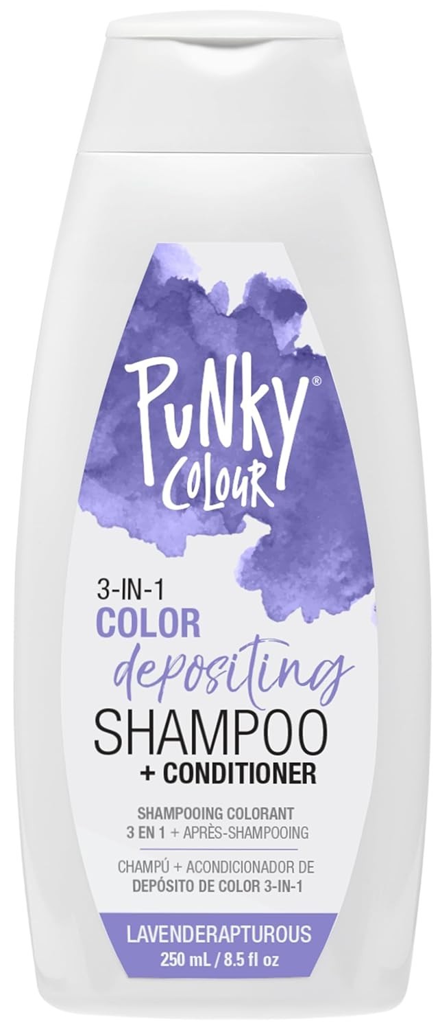 Long-Lasting Purple Hair Dye 3-in-1 Conditioner & Cleanser 8.5 oz