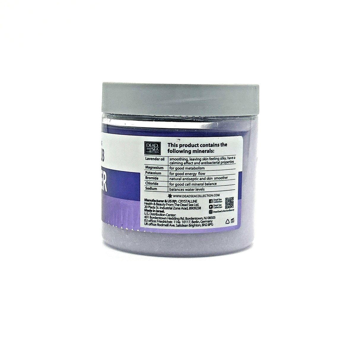 Dead Sea Collection Lavender Exfoliating Glow Mineral Salt Scrub